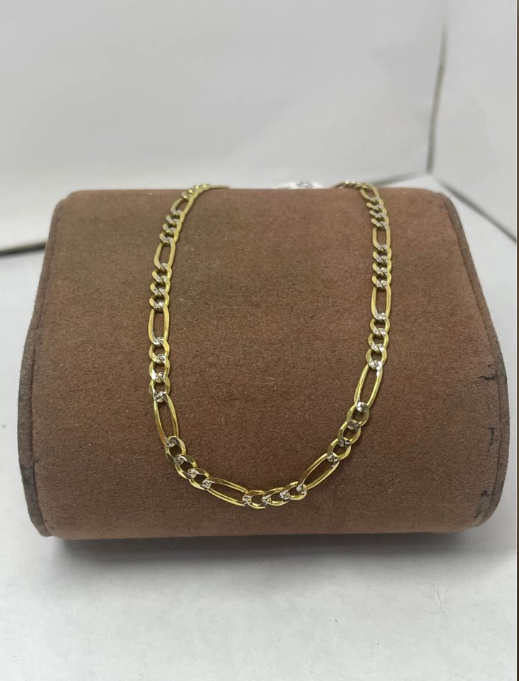 Pulsera de Oro 10K | Tejido 3x1 | 3 Gramos / 20cm largo