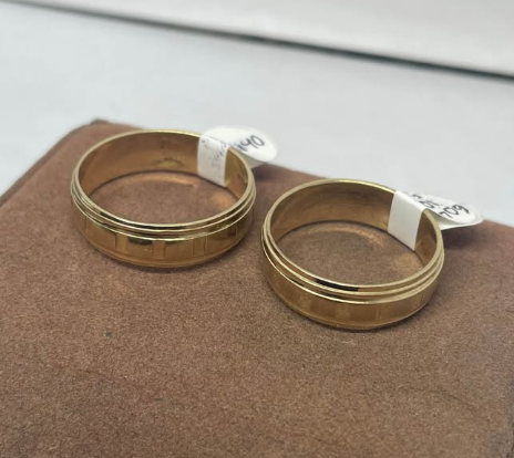 Argollas de Matrimonio Oro 10k / 5.8gr / Tallas #9 y #11
