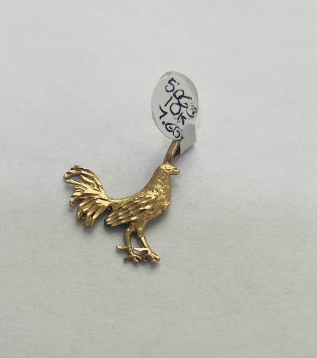 Dije de Gallo Oro 10k / 1.6g