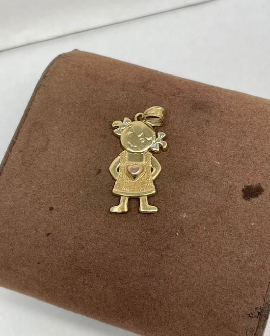 DIJE DE ORO PARA NIÑA – 14K