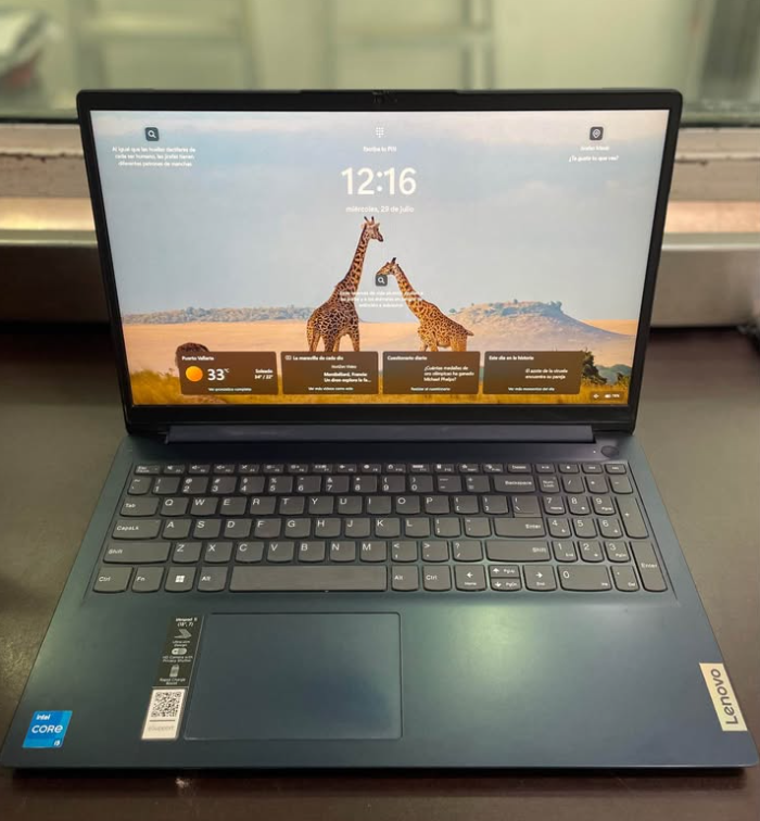 Laptop Lenovo Ideapad 15” SSD 477gb8 RAM Core i5 12TH-USADO