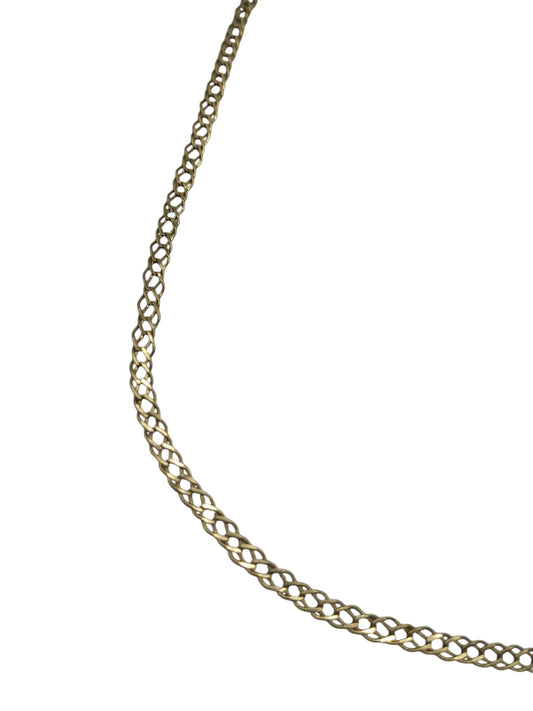 Cadena de oro tejido especial -10k 3.1gr 22cm