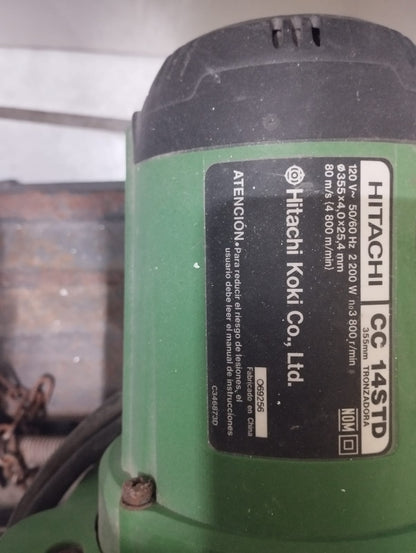 :  🛠️💥 CORTADORA DE METAL HITACHI CC14STD - USADA EN EXCELENTE ESTADO 💥🛠️