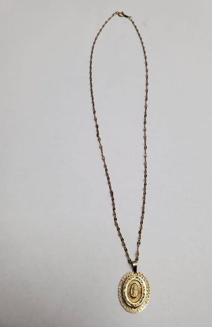 💛 CADENA DE ORO 10K 2.0 GRMS CON DIJE DE LA VIRGEN 💎