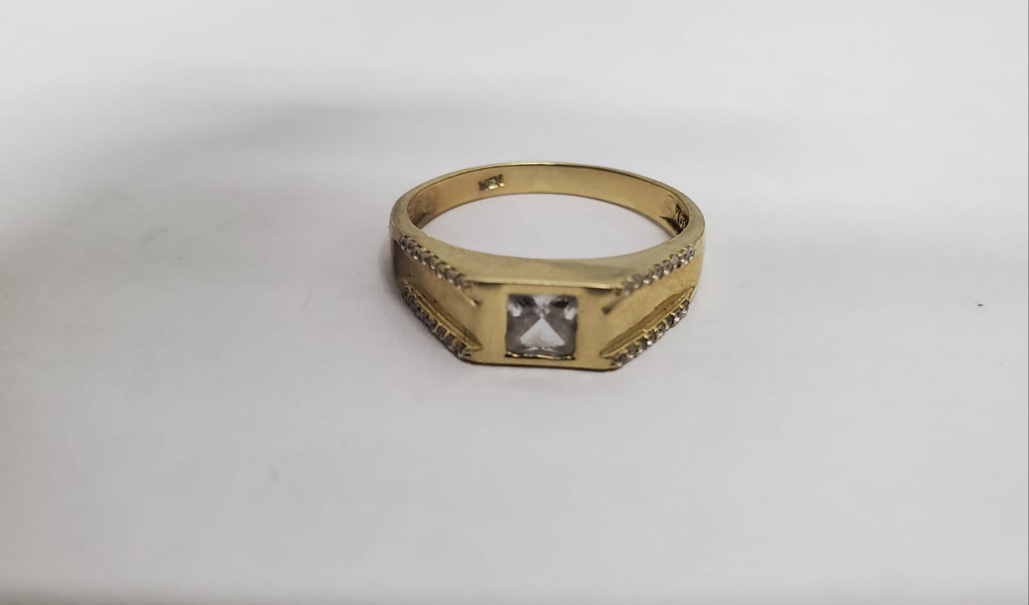 ✨💍 ANILLO DE ORO 10K CON PIEDRA 💎 💍✨