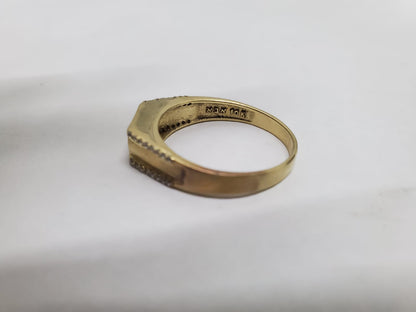 ✨💍 ANILLO DE ORO 10K CON PIEDRA 💎 💍✨