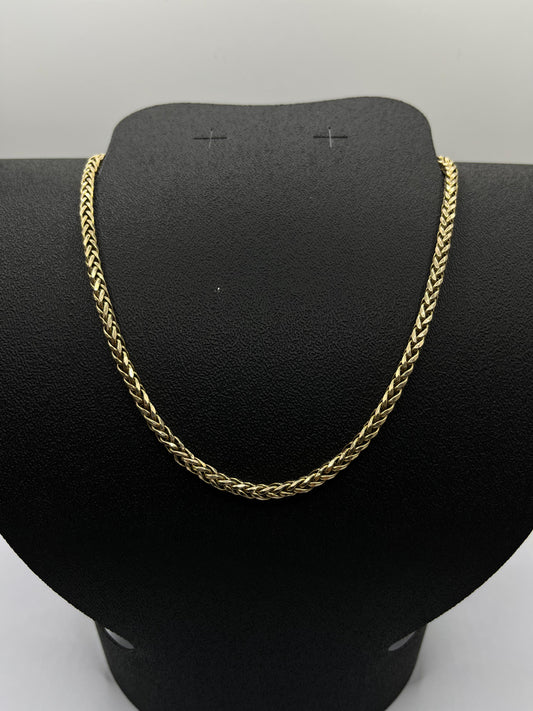 Cadena de Oro Estilo Franco — 10k | 13.9 g | 28 cm (abrochado)