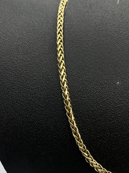 Cadena de Oro Estilo Franco — 10k | 13.9 g | 28 cm (abrochado)