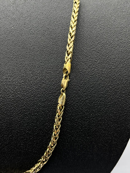 Cadena de Oro Estilo Franco — 10k | 13.9 g | 28 cm (abrochado)