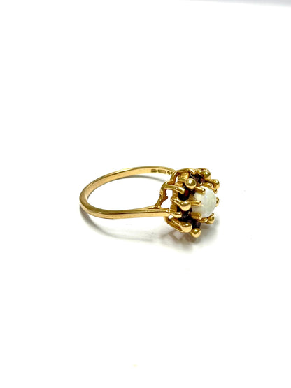 Anillo de Oro con Diseño Floral — 14k | 3.6gr | #8.5