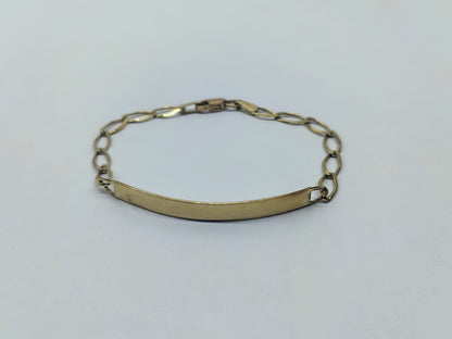 ESCLAVA DE ORO PARA NIÑO 10 K 2.8 GR