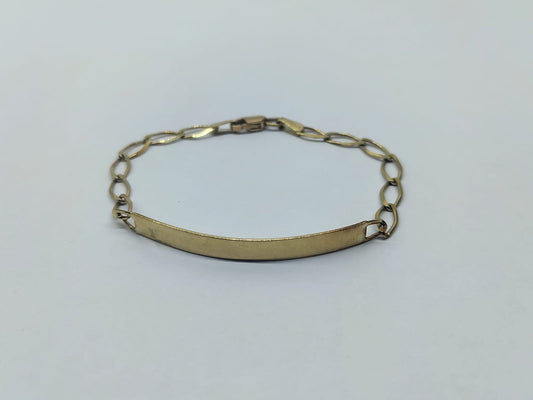 ESCLAVA DE ORO PARA NIÑO 10 K 2.8 GR