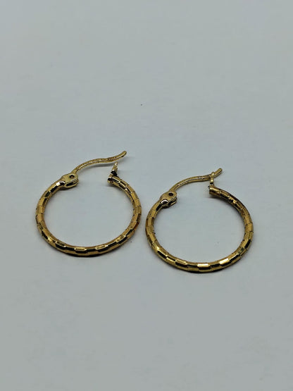 ARRACADAS DE ORO 10 K 1.2 GR