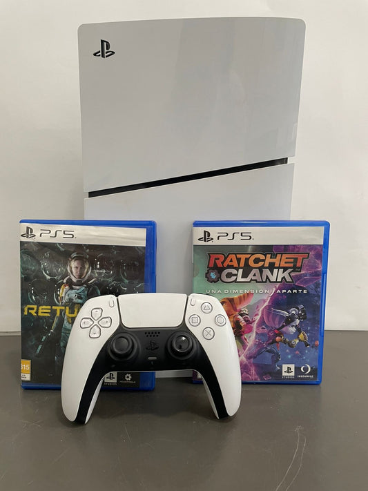 PlayStation 5 Usado + 1 Control + 2 Juegos – Usada