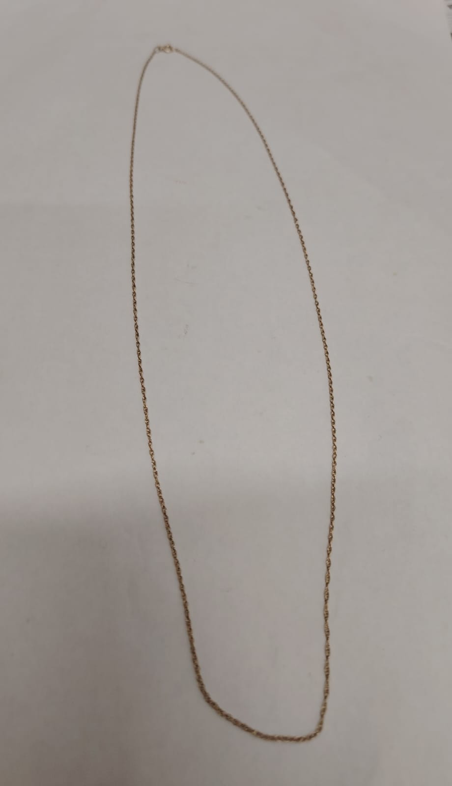💎✨ CADENA DELGADA ORO 10K – 52 CM / 0.9 GRMS ✨💎