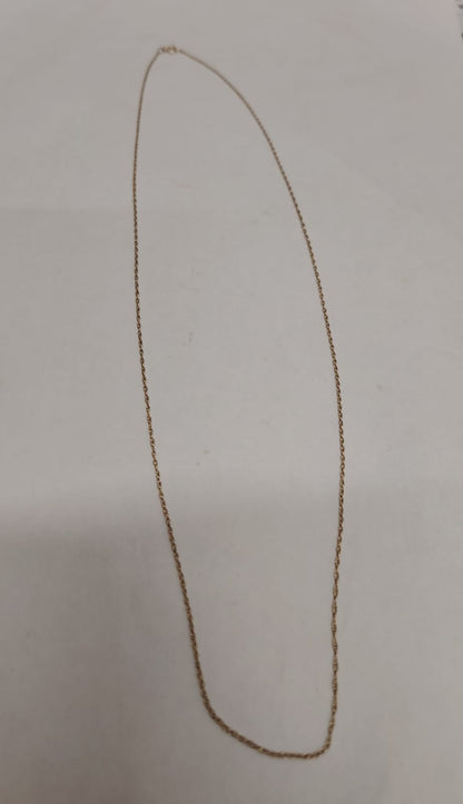 💎✨ CADENA DELGADA ORO 10K – 52 CM / 0.9 GRMS ✨💎