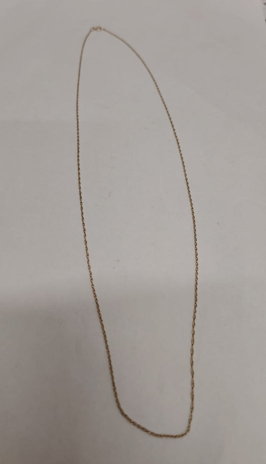 💎✨ CADENA DELGADA ORO 10K – 52 CM / 0.9 GRMS ✨💎