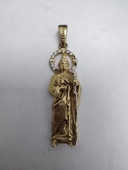 ✨ DIJE DE SAN JUDAS TADEO ORO 10K – 5.7 GRAMOS ✨
