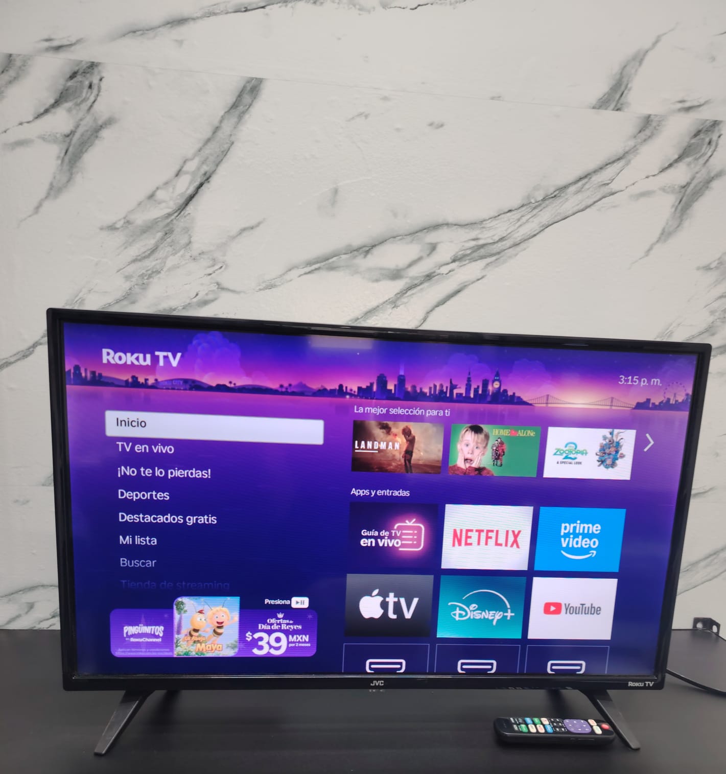 📺 PANTALLA DAEWOO 32” MODELO SI32R – ROKU (SIN CONTROL) 📺