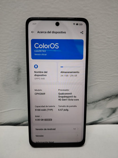 📱 OPPO A40 – 256GB / 4GB RAM 📱