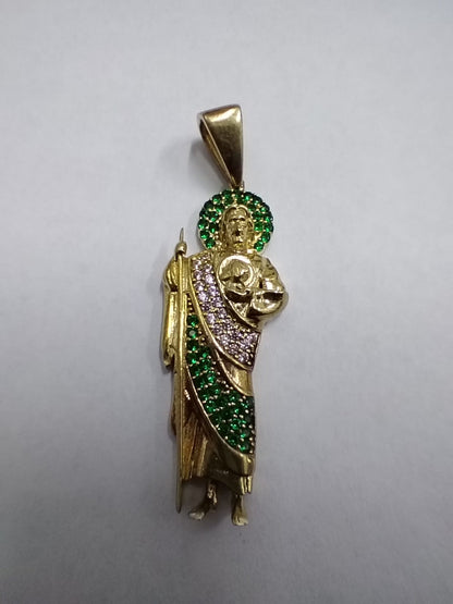 ✨ Dije San Judas Tadeo Oro 10K – 3.3 Gramos ✨