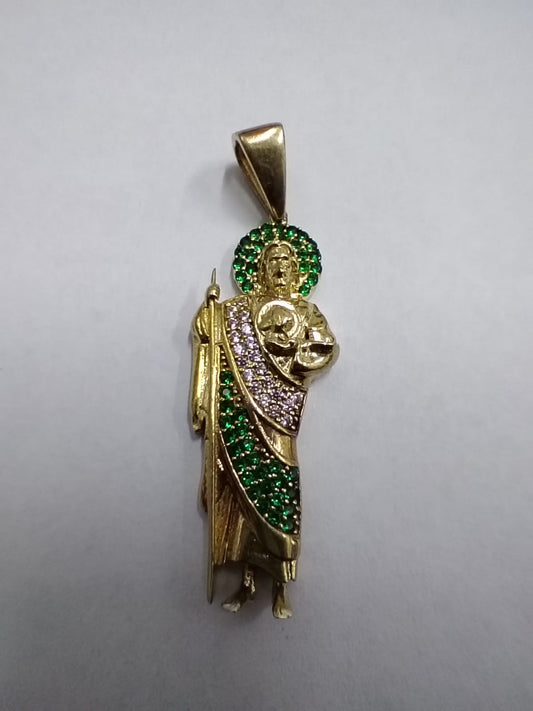 ✨ Dije San Judas Tadeo Oro 10K – 3.3 Gramos ✨