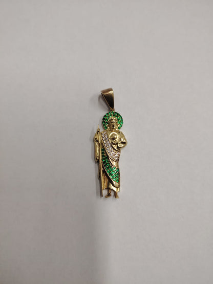 ✨ Dije San Judas Tadeo Oro 10K – 3.3 Gramos ✨