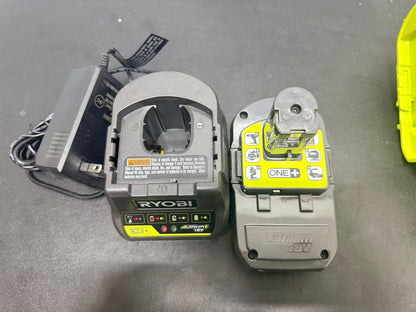 🔧📌Pistola de Grapa con Cargador Ryobi 📌🔧