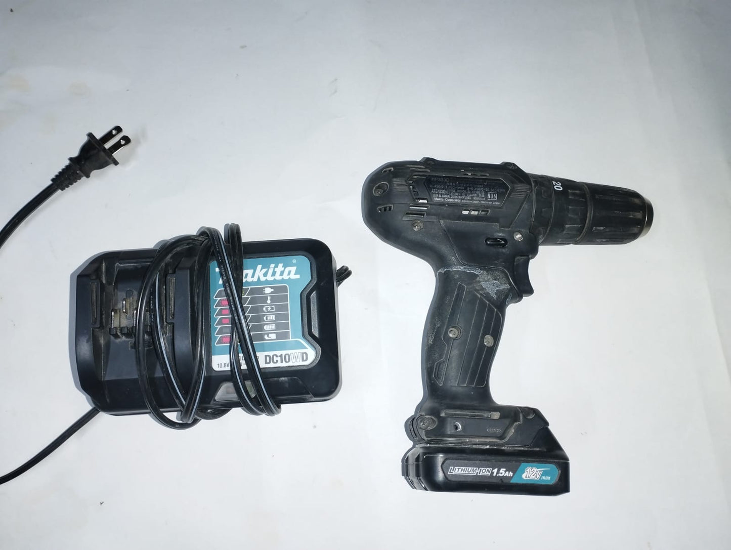 🔋 Taladro Inalámbrico Usado Makita Modelo HP333D 🔋
