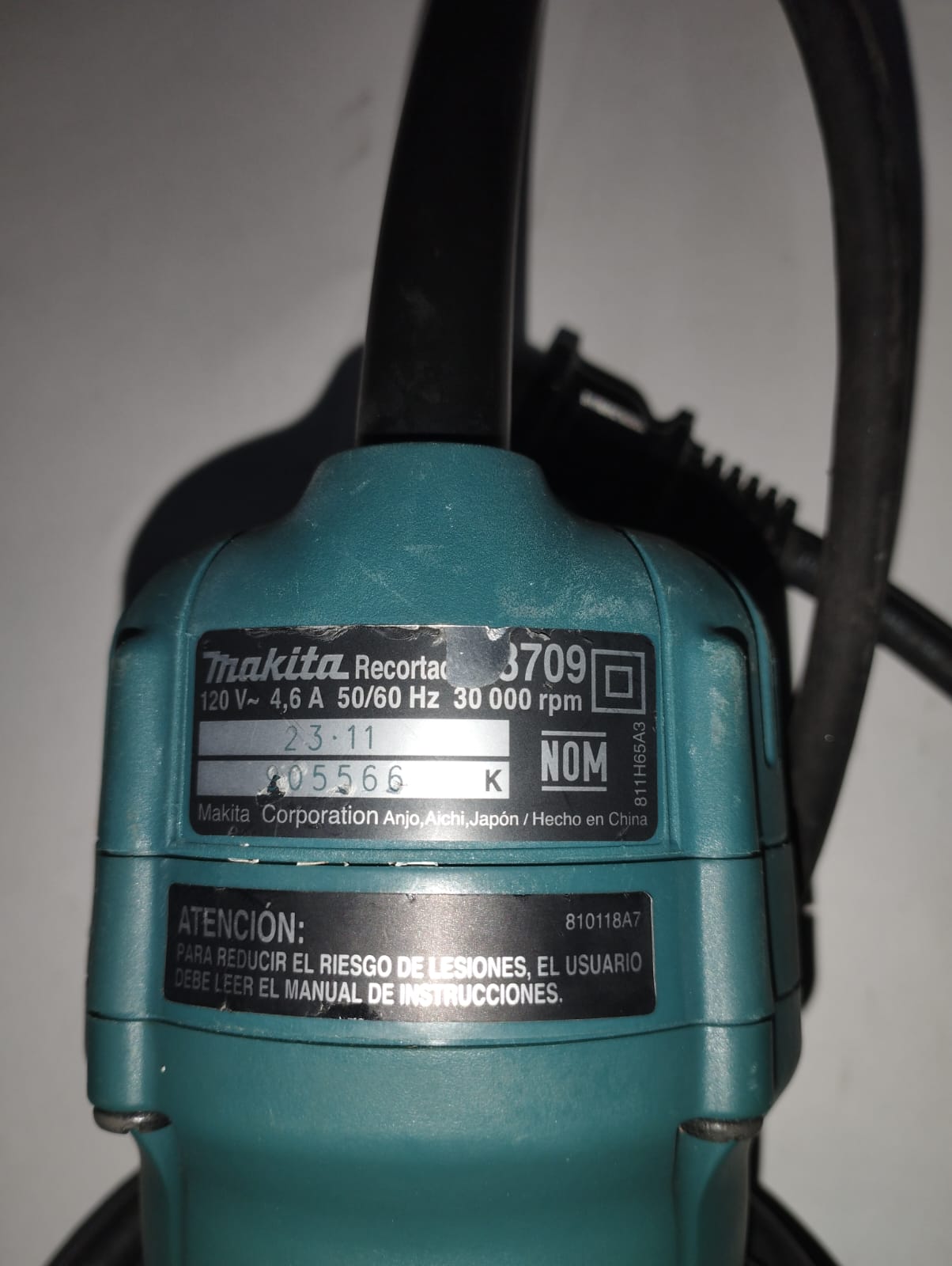 🪵 Mini Router Usado Makita Modelo 3709 🪵