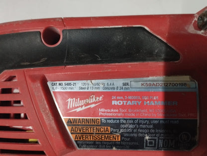 🔨 Rotomartillo Usado Milwaukee Modelo 5485-21 🔨