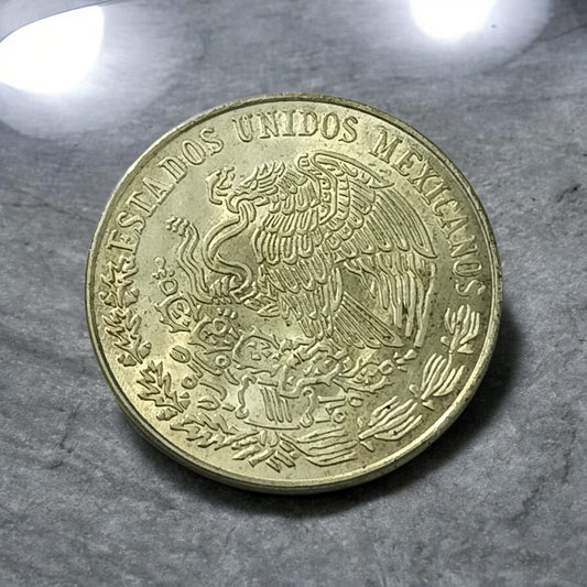 plata moneda 25 juarez 22.6g