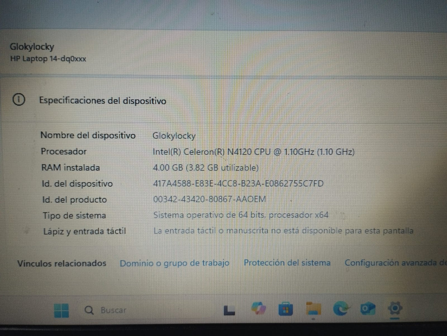 💻 Laptop Usada HP Intel Celeron N4120 💻