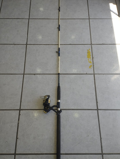 🎣 Caña de Pescar Usada con Carrete Shakespeare 🎣
