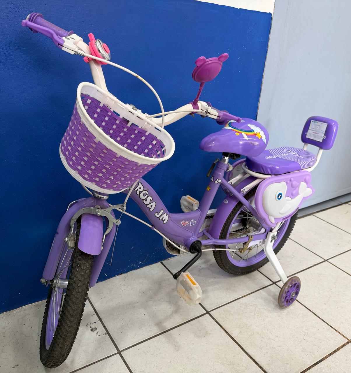🚲💜 Bicicleta para Niña | Color Violeta | Rodada 16 💜🚲