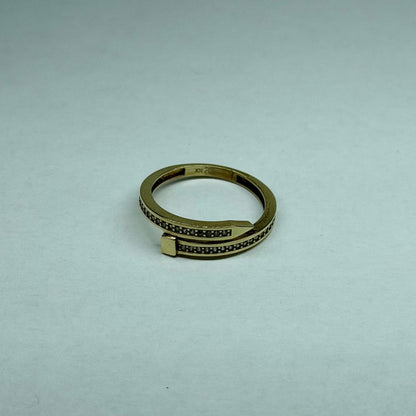 🌟 Anillo de Oro 10K con Hermoso Diseño de Flor 🌟