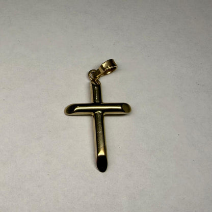 ✨🙏 Dije de Oro Cruz Lisa 10K 🙏✨