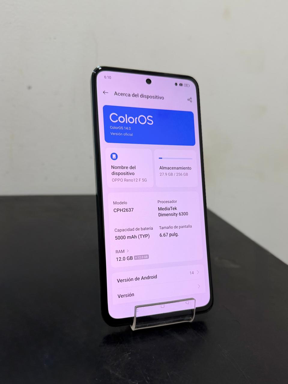 📱✨🔥 ¡OPPO Reno 12F 5G en venta! 🔥✨📱