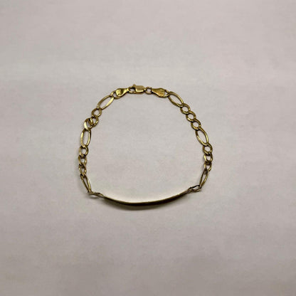 ✨💛 ESCLAVA DE ORO 10K | 7.2 GRAMOS | 22 CM | DISEÑO 3X1 💛✨