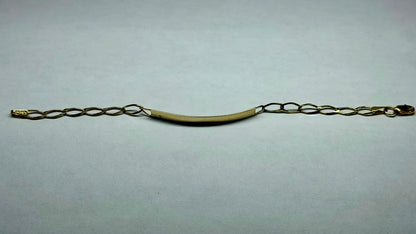 ✨💛 ESCLAVA INFANTIL DE ORO 10K | 2.8 GRAMOS | 15.5 CM 💛✨