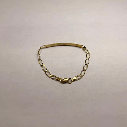 ✨💛 ESCLAVA INFANTIL DE ORO 10K | 2.8 GRAMOS | 15.5 CM 💛✨