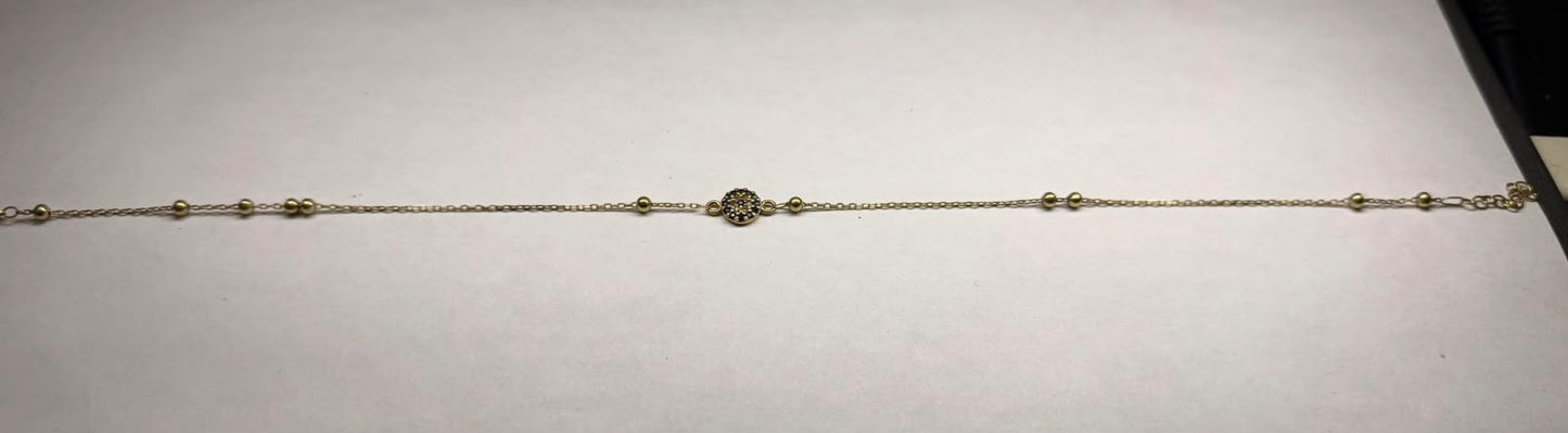 ✨💛 PULSERA DELGADA DE ORO 10K | 1.7 GRAMOS | 26.5 CM 💛✨