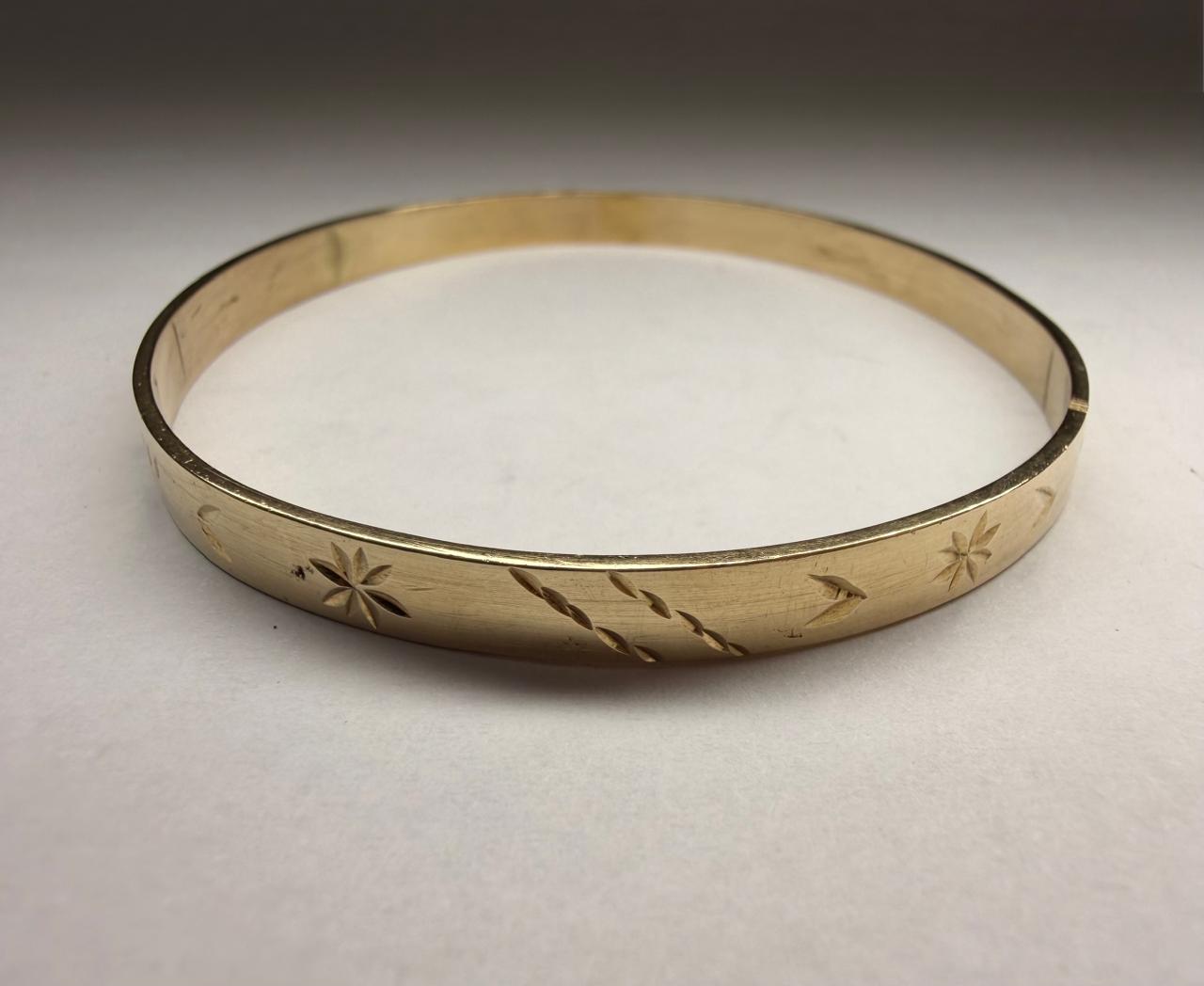 ✨💛 PULSERA DE ORO 10K | 15.3 GRAMOS | 6.5 CM DE DIÁMETRO 💛✨