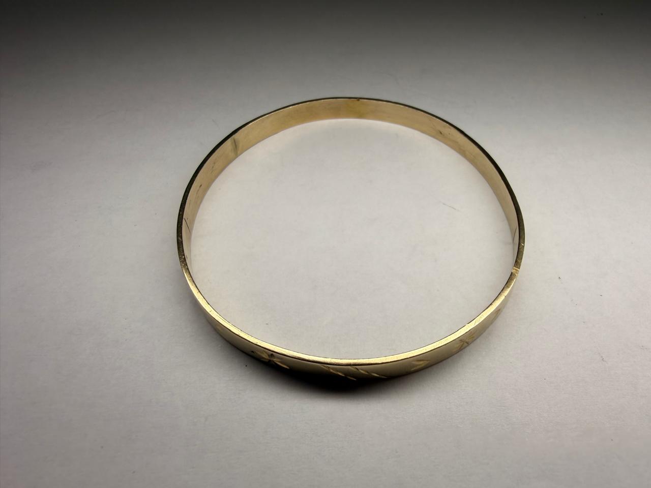 ✨💛 PULSERA DE ORO 10K | 15.3 GRAMOS | 6.5 CM DE DIÁMETRO 💛✨