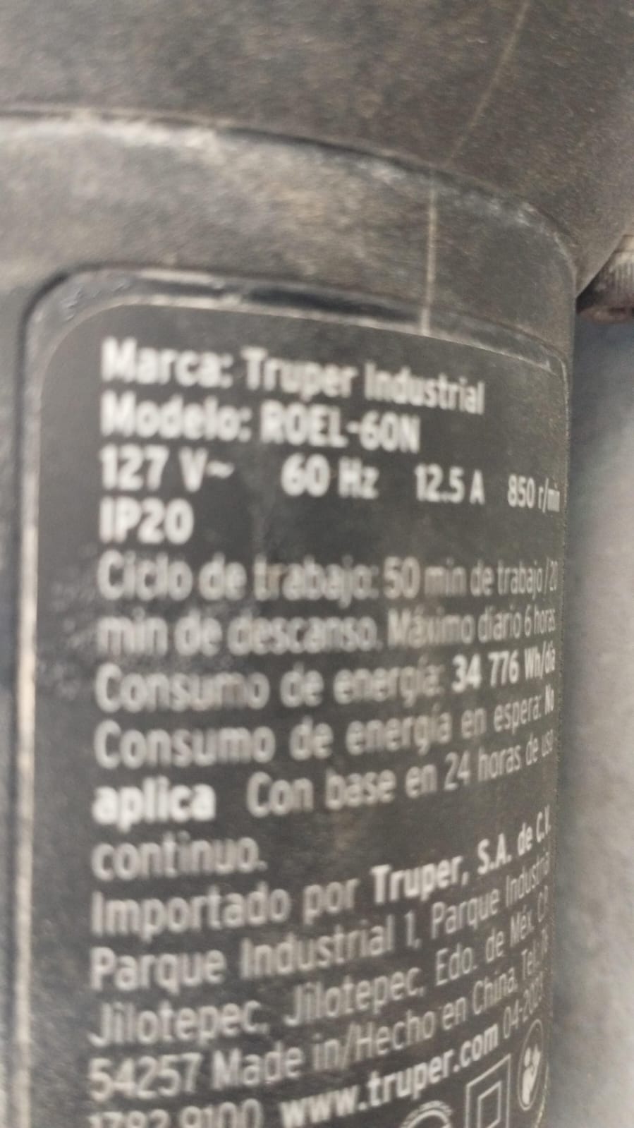 🔨⚡ ROMPEDOR TRUPER MODELO ROEL-60N USADO EN VENTA ⚡🔨