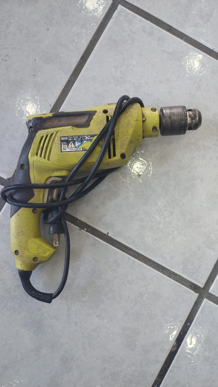 🔧⚡ TALADRO RYOBI MODELO HD420 USADO EN VENTA ⚡🔧