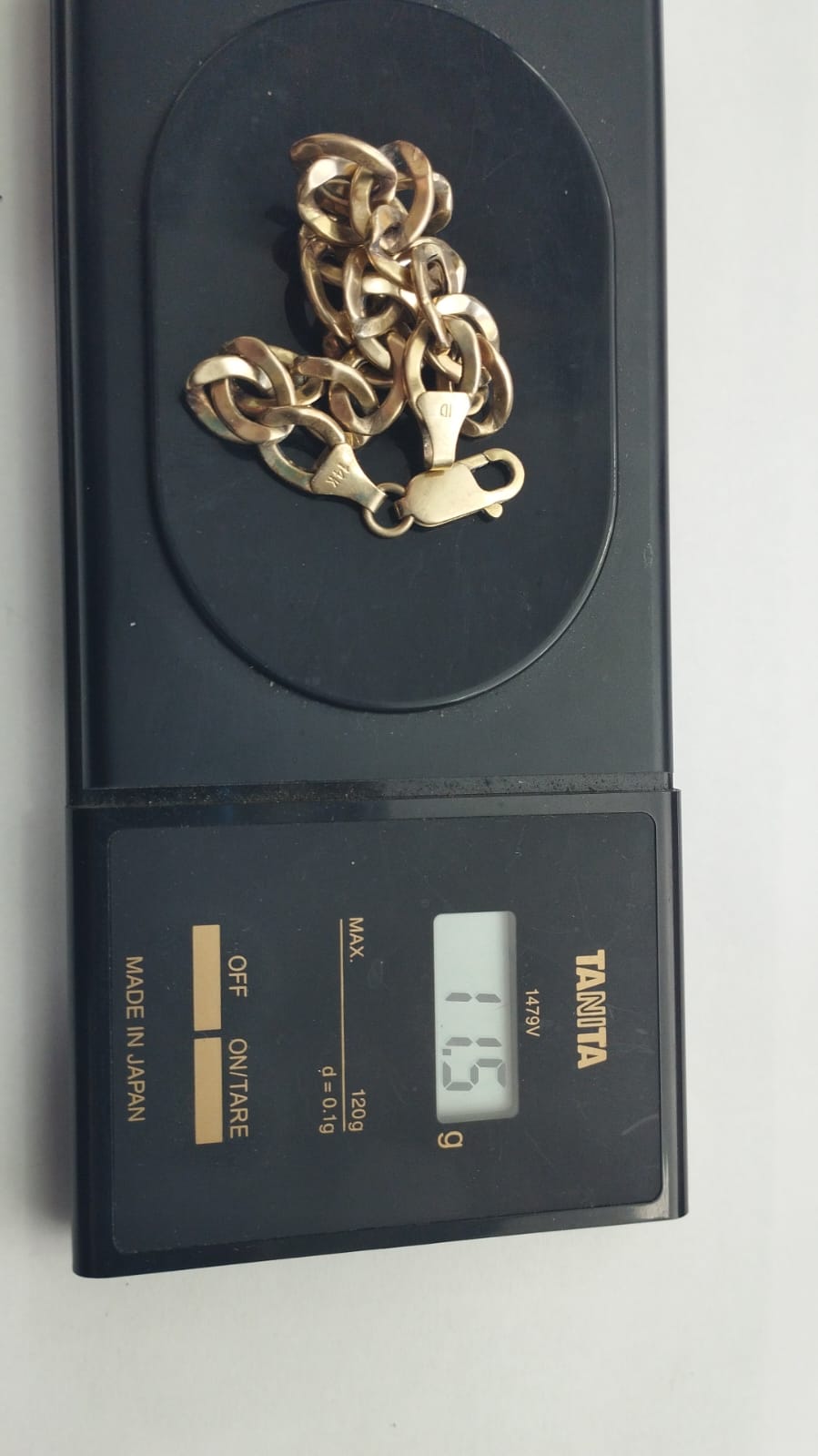 💎✨ ESCLAVA DE ORO 10KT DE ESLABONES GRANDES EN VENTA ✨💎
