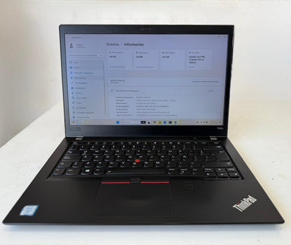 💻🚀 Lenovo ThinkPad T480s | Intel Core i7-8650U | 16GB RAM | SSD 256GB | Ultraligera 🚀💻