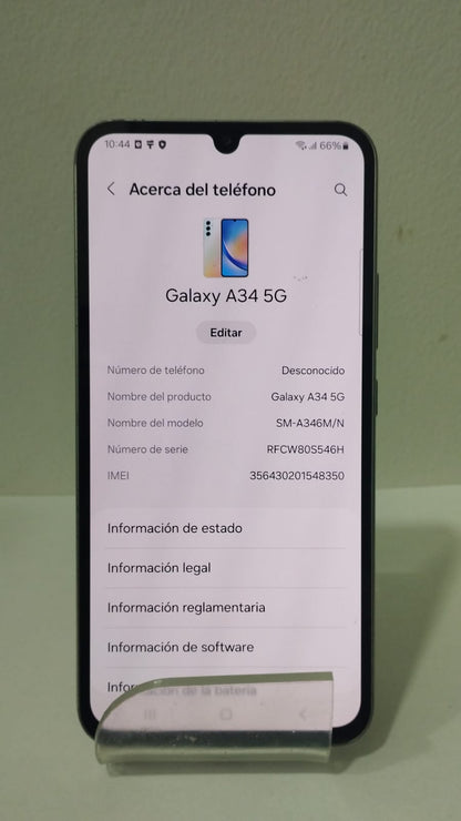 📱✨ SAMSUNG GALAXY A34 128GB / 6GB RAM USADO EN VENTA ✨📱