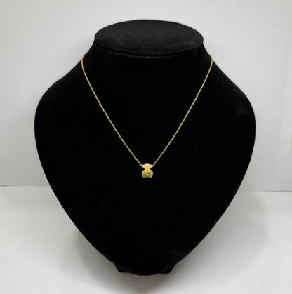 ✨💛 Cadena de Oro de 18K con Dije Estilo Tous | 41 cm | 2.7 g de Oro 💛🧸✨